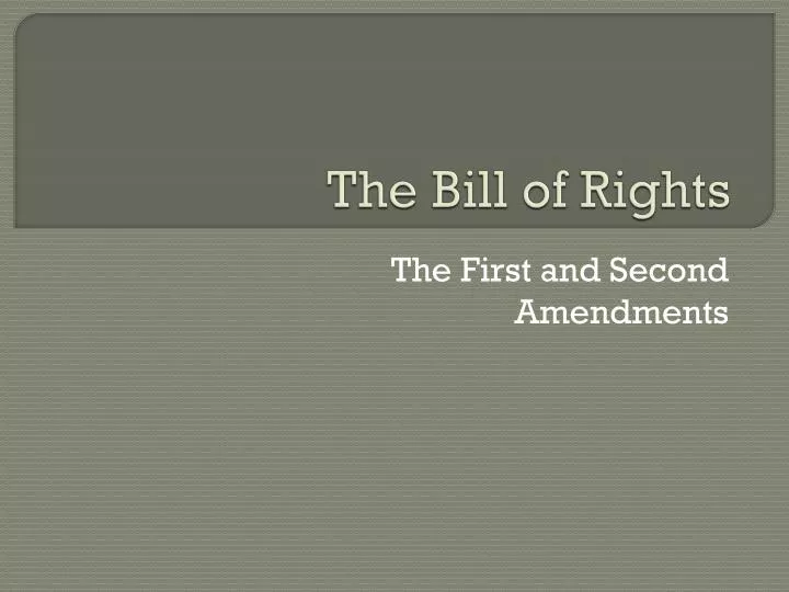 the bill of rights