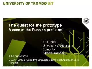 The quest for the prototype A case of the Russian prefix pri-
