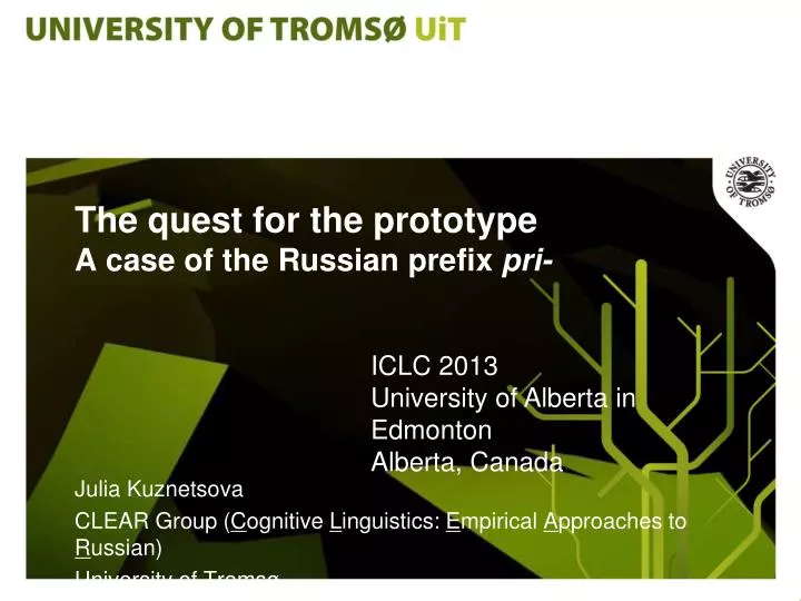 the quest for the prototype a case of the russian prefix pri