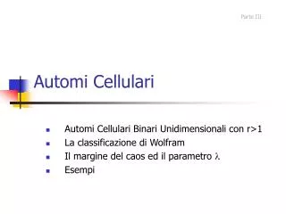 automi cellulari
