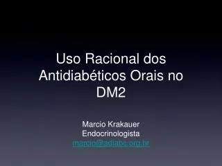uso racional dos antidiab ticos orais no dm2