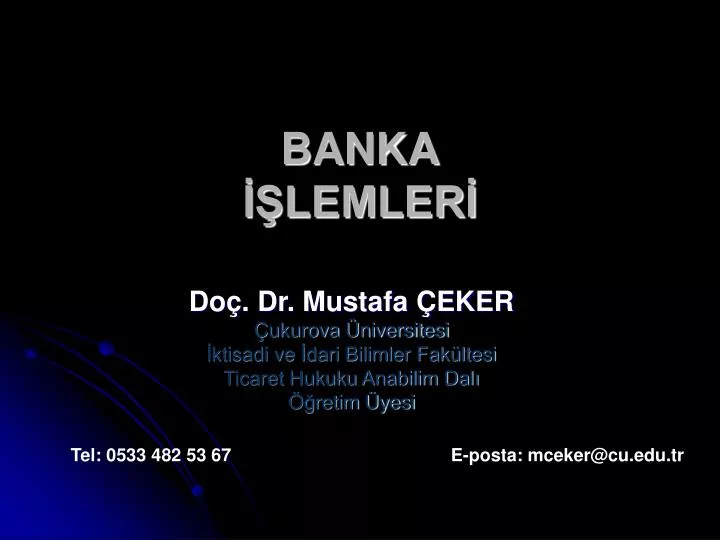 banka lemler