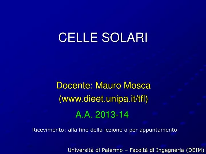 celle solari