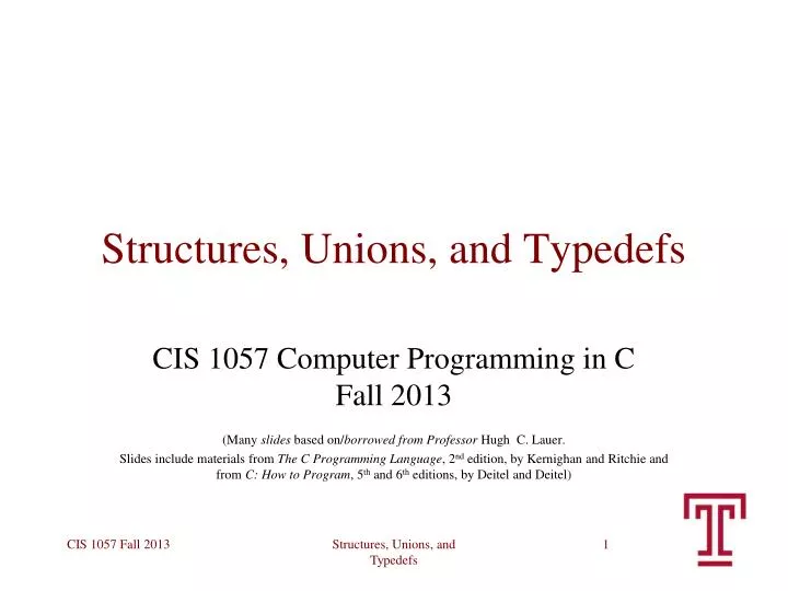 structures unions and typedefs