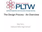 The Design Process - An Overview - slide 1