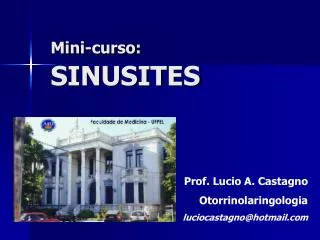 mini curso sinusites
