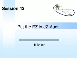 Put the EZ in eZ-Audit