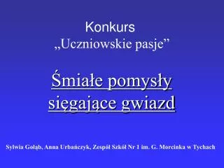 konkurs uczniowskie pasje