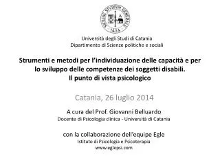 catania 26 luglio 2014