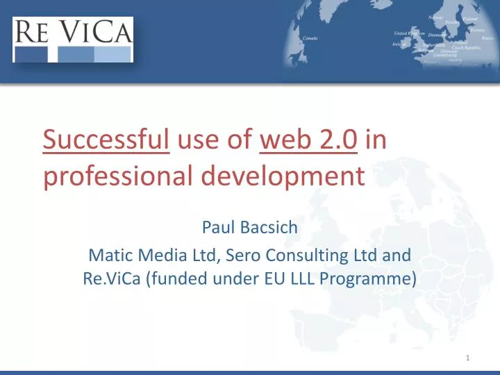 successful use of web 2 0 in professional development