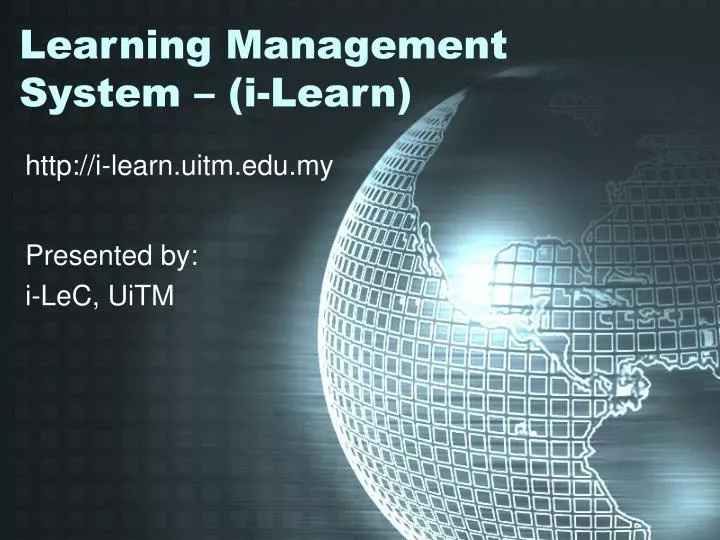 learning management system i learn