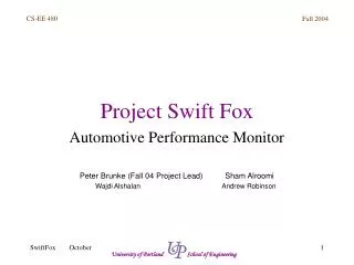 Project Swift Fox