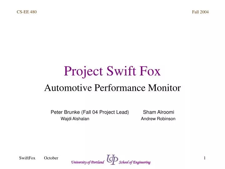 project swift fox