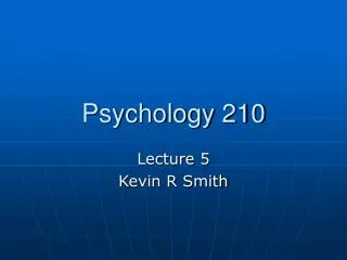 Psychology 210