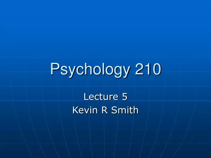 psychology 210