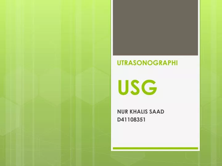 utrasonographi usg