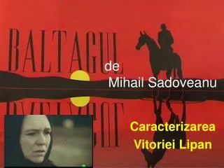 de mihail sadoveanu