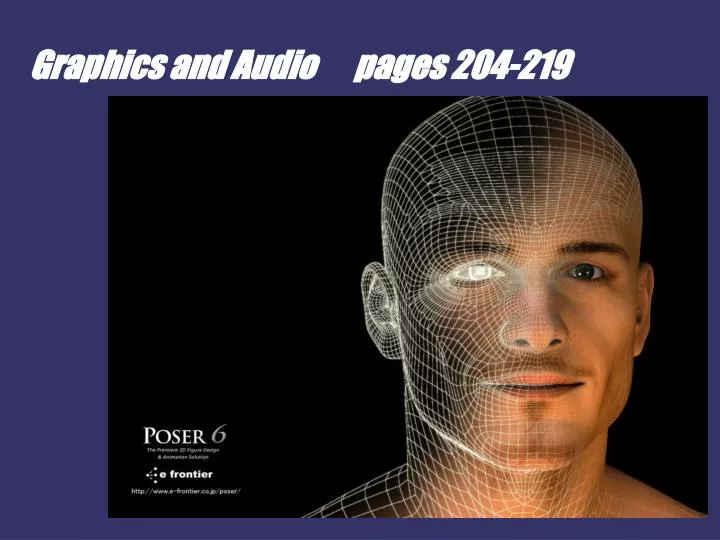 graphics and audio pages 204 219