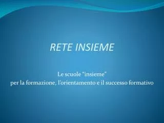 rete insieme
