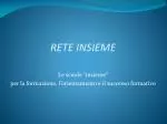 RETE INSIEME - slide 1