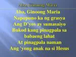 Aba , Ginoong Maria - slide 1