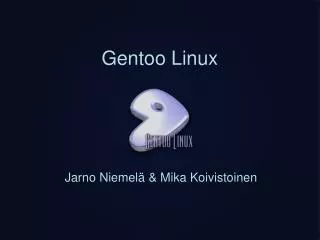 gentoo linux