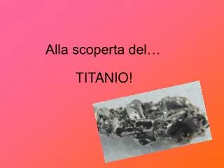 alla scoperta del