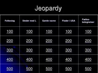 jeopardy
