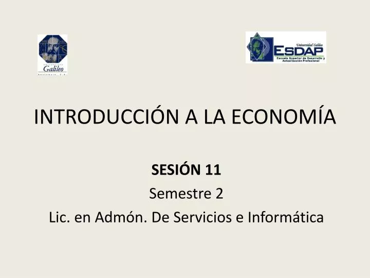 introducci n a la econom a