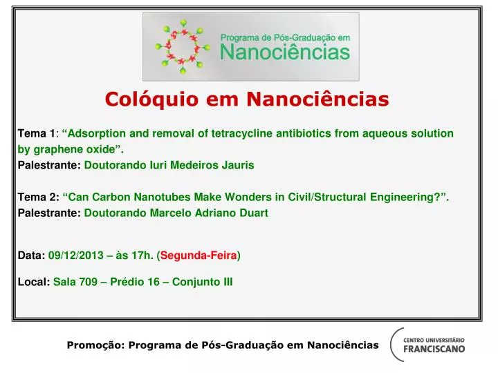 col quio em nanoci ncias