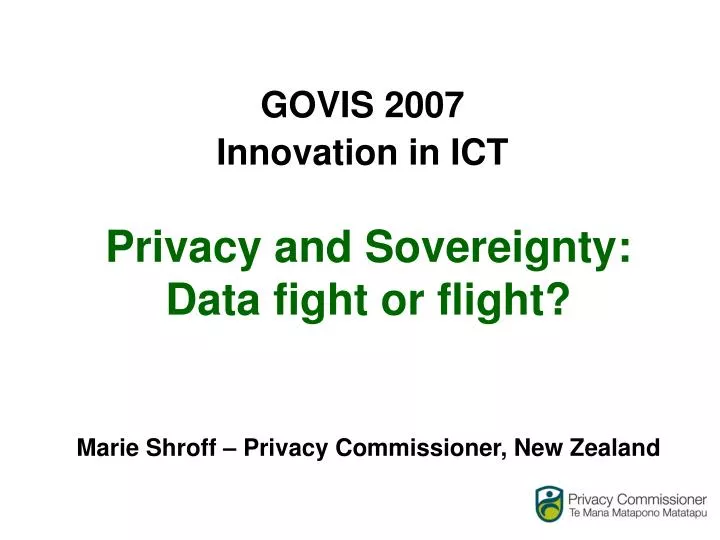privacy and sovereignty data fight or flight