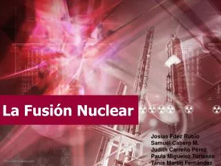 la fusi n nuclear