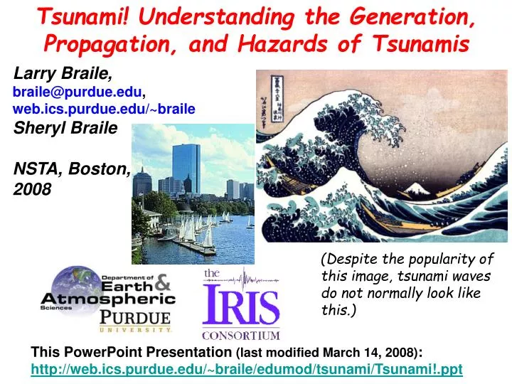 tsunami understanding the generation propagation and hazards of tsunamis