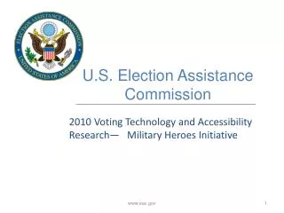 U.S. Election Assistance Commission