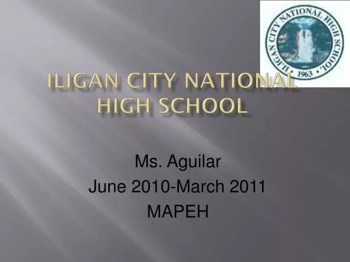 iligan city national high school