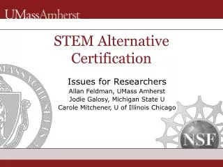 STEM Alternative Certification
