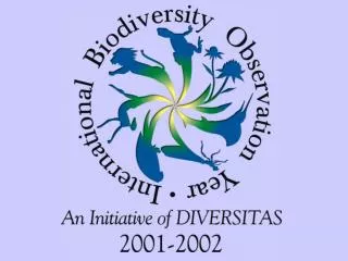 International Biodiversity Observation Year (IBOY) 2001-2002 The Need The Plan