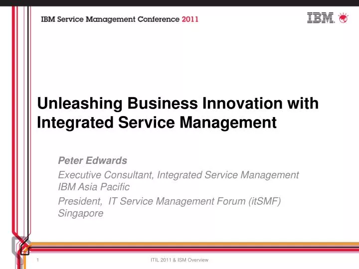unleashing business innovation with integrated service management