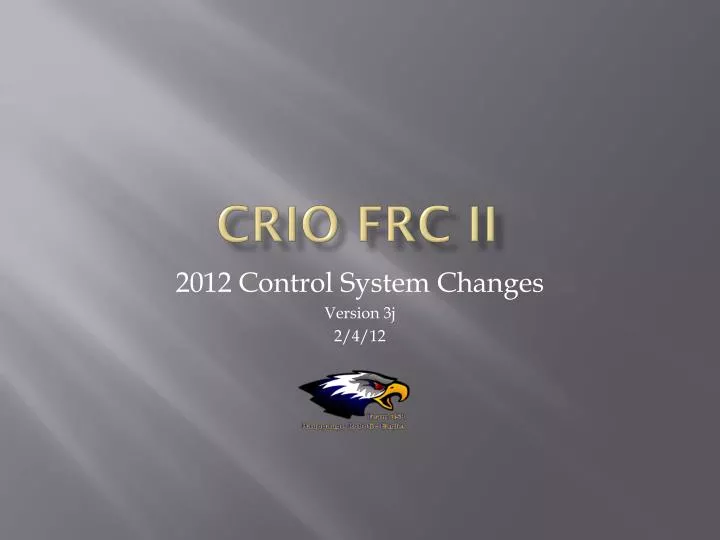 crio frc ii