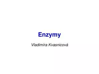 enzymy