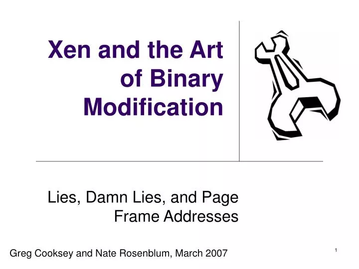xen and the art of binary modification