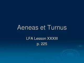 aeneas et turnus