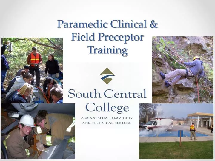 paramedic clinical field preceptor training
