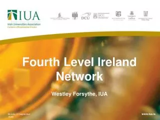 Fourth Level Ireland Network Westley Forsythe, IUA