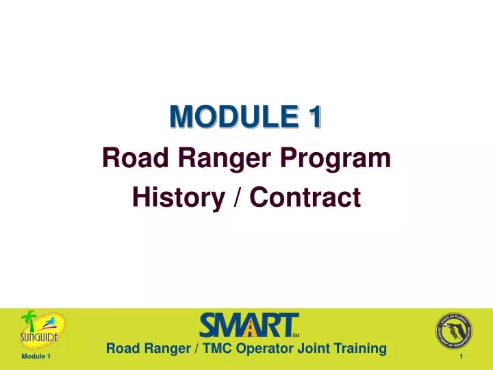 module 1 road ranger program history contract