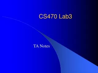 CS470 Lab3