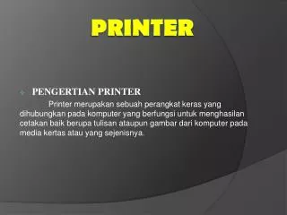 printer