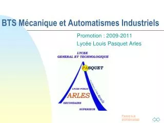 bts m canique et automatismes industriels