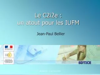 le c2i2e un atout pour les iufm