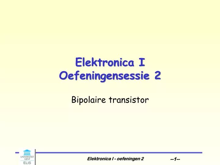 elektronica i oefeningensessie 2